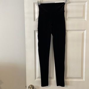 SPANX Velvet Pants size S BNWOT color black inseam 29” waist high and 22”